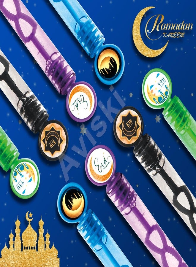 Aviski 40Pcs Eid/Ramadan Mubarak Bubble Wands, Mini Bubble Wands for Eid Party Favors, Islamic Gift Toys for Girls Boys Kids Toddler Adults, Party Bag Stuffers Goodie Bag Filler, Classroom Prizes - Image 4